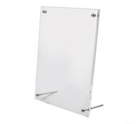 Elegant Acrylic Sign Holder Simple Design to Showcase Your Photos, Messages, or Reminders Effortlessly (10 inches)