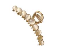 Elegant Alloy Hair Claw Clip for Women, Golden Decorative Accessory | Simple Fashion Style, Creative Hairstyles, Event Wear, Ladies Decorative Piece, Unique Beauty