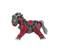 Elegant Alloy Horse Brooch Pin Jewelry Accessories Portable Unisex Vintage Inspired Accessories Daily Use Statement Horse Brooch for Women, フリーサイズ
