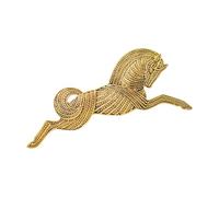 Elegant Alloy Horse Brooch Pin Jewelry Accessory Portable For Women Unisex Vintage Inspire Accessory Daily Use Statement Horse Brooch