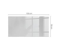 Elegant and Durable Glass Hearth Plate Protector Color Gray Square Rectangular