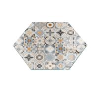 Elegant and Durable Glass Hearth Protector Mosaic Patterns in Tile Shapes 40 cm