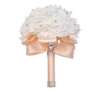 Elegant And Romantic Wedding Bouquet For Stylish And Attracting Ceremony More Color Bridesmaid Bouquet PE Bridal Bouquet Blood Teeth Ribbon
