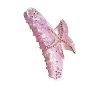 Elegant And Starfishes Theme Hair Clip Rhinestones Embellished Design Premium Acrylic Accessory Large Capacity Grip For Prom Event Acrylic Hair Clip