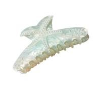 Elegant and Starfishes Theme Hair Clip Rhinestones Embellished Design Premium Acrylic Accessory Large Capacity Grip for Prom Event Starfishes Shaped Clip