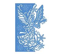 Elegant Angel Christmas Dies for Card Making Xmas Snowflake Fairy Girls Metal Cutting Dies for DIY Scrapbooking Paper Crafting Scrapbook Album Decor Metal Die Cuts Punch Template for Paper Crafting