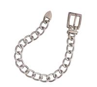 Elegant Ankle Decoration for Punk Style Anklet Alloy Cuban Link Shoe Chain Boots, フリーサイズ