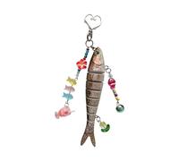 Elegant aquatic animal owner lightweight design unique marine lovers carry essential fish keychain for everyday gift, フリーサイズ