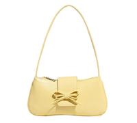 Elegant Armpit Purse PU Leather Handbag Bows Shoulder Bag for The Contemporary Women Who Loves Fashion Trends, Yellow, Bohemian
