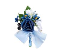 Elegant Artificial Flower Rose Corsage Romantics Couple Wedding Boutonnieres Perfect for Formal Ceremonies Realistic Rose Boutonniere