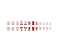Elegant Artificial Nails Heart French Tip False Nails Press On Nails For Adding Romance To Your Dates And Weddings Party