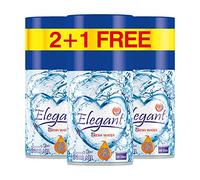 Elegant Automatic Spray - Fragrance: FRESH Water - 3-Pack - Size: 300ML| Air Freshener Spray REFILLS| Odour Neutraliser for Bathroom, Offices & Home| Perfumed Spray For Dispenser, ESSENTIAL OILS Blue
