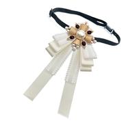 Elegant Badge Neck Tie Daily Wear Ribbon Tie Uniform Bowtie For Formal Occasion Fashion Bowtie