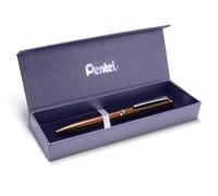 Elegant ball pen EnerGel 0.7 mm BL2007-E brown in case