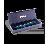 Elegant ball pen EnerGel 0.7 mm BL2007-S green in case