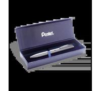 Elegant ball pen EnerGel 0.7 mm BL2007-Z silver in case