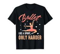 Elegant Ballet Ballerina Dancer Fun Design T-Shirt