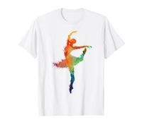 Elegant Ballet Dancer Ballet Lovers Silhouette Artistic T-Shirt