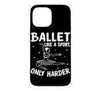 Elegant Ballet Dancer Design With A Touch Of Humor Case for iPhone 13 Pro Max