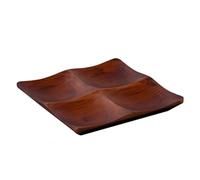 Elegant Bamboo Serving Tray - Stylish Snack & Candy Platter for Coffee Table, Home Organizer, Perfect for Entertaining or Daily Use, Eco-Friendly Design