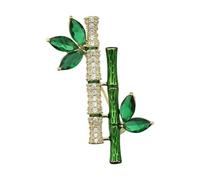 Elegant Bamboos Designs Brooch In Zines Alloy Combining Retro And Modern Styles For Distinctive Fashion Statement Pieces Unique Styles Brooch