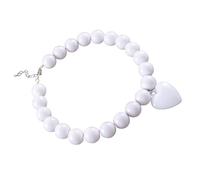 Elegant Beaded Large Heart Necklace Symbolizing Forever Love And Sophistication For Fashion Forward Women Fashion Jewelry