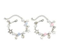 Elegant Beaded Star Charm Pendant Stylish Wrist Jewelry Fashion Statement For Woman