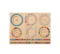 Elegant Beads Base Beautiful Wooden Jewelry Beads Board Beads Display Tray for Jewelry and Bracelet Making