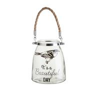 Elegant Beautiful Day Lantern, Versatile Clear Candle Lantern, Stylish Tealight Lantern, Sleek Lantern