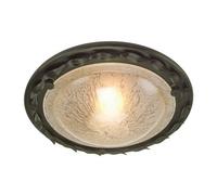 Elegant Black And Gold Flush Mount Led Ceiling Light With E27 Socket