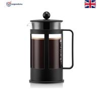 Elegant Black French Press Coffee Maker - 1L Capacity, Dishwasher Safe & Stylish