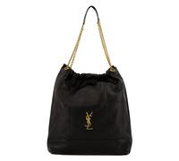 Elegant Black Leather Shoulder Bag - female - Saint Laurent - Shoulder Bags - Black - ONE SIZE - Bags ONE SIZE