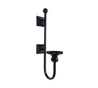 Elegant Black Wall Mounted Candle Holder Modern Iron Holder Candlestick for Wall Decoration Hanging Lights