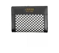 Elegant Black Wallet with Contrast Details - female - Guess - Wallets & Cardholders - Black - ONE SIZE - Accessories ONE SIZE