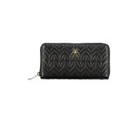 Elegant Black Wallet with Contrasting Details- female- Patrizia Pepe- Wallets & Cardholders- Black- ONE SIZE- Accessories ONE SIZE