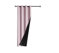 Elegant Blackout Curtain for Doors, Perfect for Creating a Calm and Cozy Environment in Your Home (Pink)