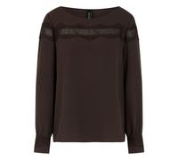 Elegant Blouse with Lace - female - Marc Cain - Blouses - Brown - L - Blouses & Shirts L