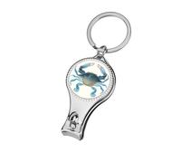 Elegant Blue Crab Nail Clippers Toenail Clipper Cutters Professional Nail Trimmer Nail Cuticle Cutter for Women Men