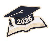 Elegant Book and Cap Design Alloy Brooch Corsage Pin for 2026 Graduates Commemorating Special Parties Graduation Year Gift