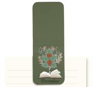 Elegant Bookmark Set - Leather Bookmark Holder, Retro Magnetic Design, Decorative Insert | Academic Study Tool for Home Office Work Students Profession
