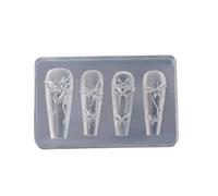 Elegant Bow Knot Silicone Mould Set for Creating 3D Nails, Art Earrings and Necklaces, Crafting Tool, Fashion Statement