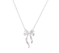 Elegant Bowknot Pendant Necklace Small Bowknot Necklace Party Necklace Modern Chain Necklace for Various Occasion