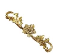 Elegant Brass Double Hole Drawer Pulls, Vintage European Style Cabinet & Furniture Handles, 148 x 35 x 24 mm Solid Brass Hardware
