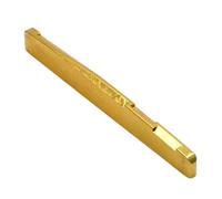 Elegant Brass Guitar Nut Delivers Rich Harmonics And Smooth Playability For Artists