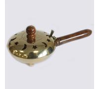 Elegant Brass Pentagram Incense Burner Set
