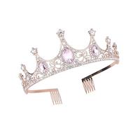 Elegant Bridal Crowns Tiaras With Crystal Studded For Weddings Parties Birthday And Music Festival Celebration Headwear Wedding Headpiece For Bride