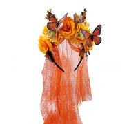 Elegant Bridal Hairband Children Halloween Headwear Comfortable Headbands For Halloween Parties And Ghostly Hair Fancy Dress Headbands