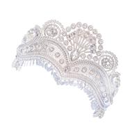 Elegant Bridal Rhinestones Crowns Tiaras Handmade Crystals Headdress Adjustable Wedding Headwear Accessories for Women