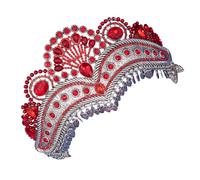 Elegant Bridal Rhinestones Crowns Tiaras Handmade Crystals Headdress Adjustable Wedding Headwear Accessories For Women