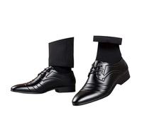 Elegant Business Shoes for Men with Pointed Toe Style Elegant Slippers for Quick In, Suitable for Formal Occasions, Comfortable, Timeless Design, BK1, 11 UK